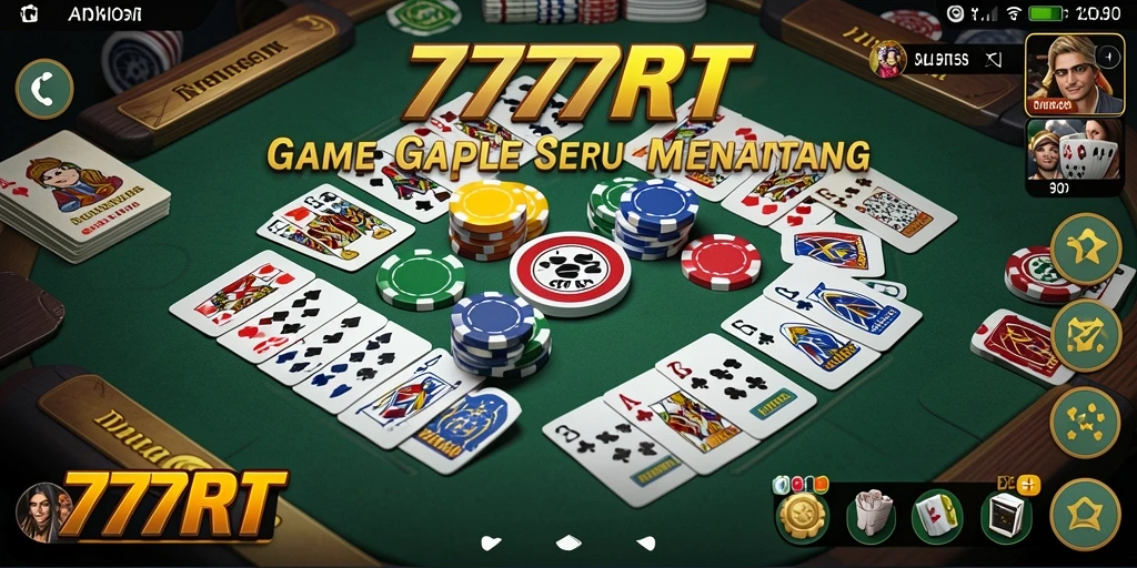 Tampilan screenshot gameplay seru Gaple di 777RT.