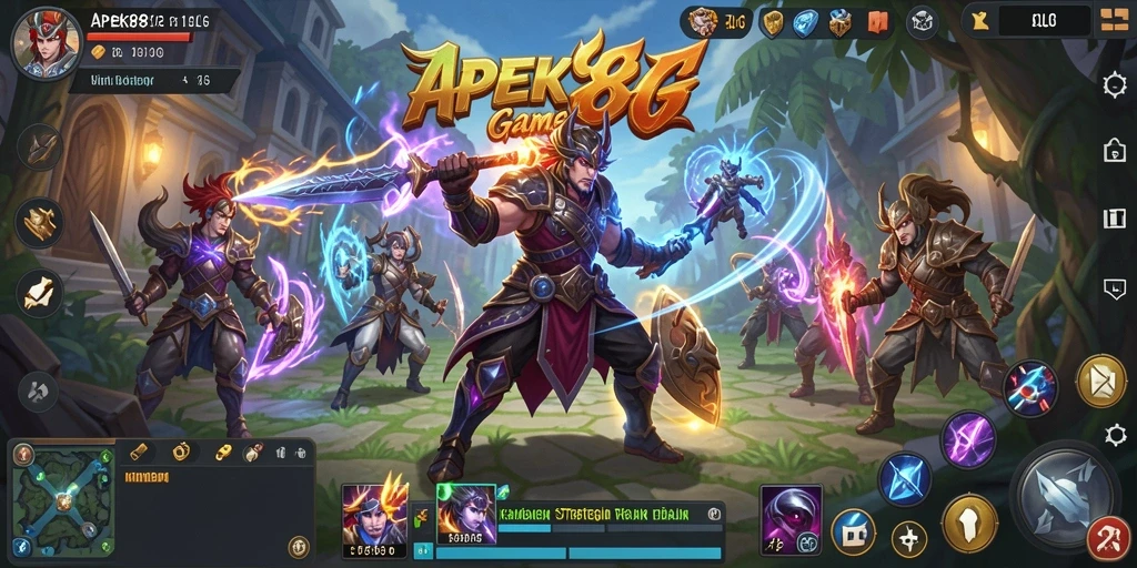 Tampilan menawan dari gameplay APEK88 dalam genre SLG.