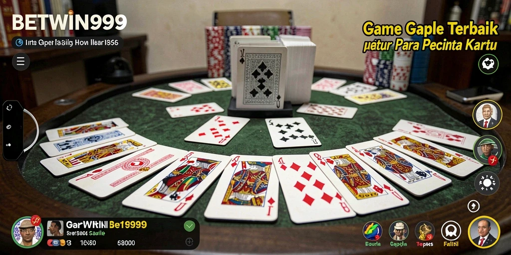 Tampilan permainan Gaple yang menarik dan interaktif di BETWIN999.