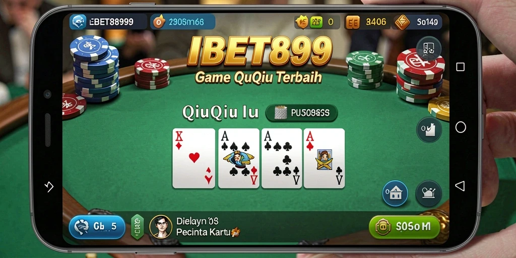 Tampilan mendebarkan saat bermain QiuQiu di IBET899.