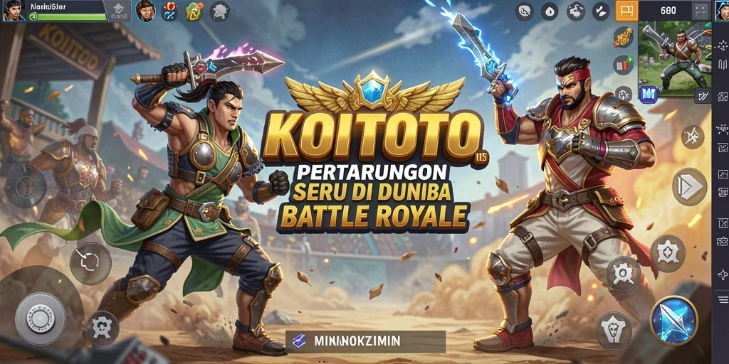 Screenshot gameplay KOITOTO yang menampilkan aksi pertarungan seru.