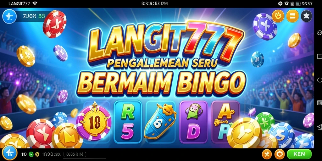 Tangkapan layar LANGIT777 menampilkan pemain menikmati permainan Bingo yang seru.