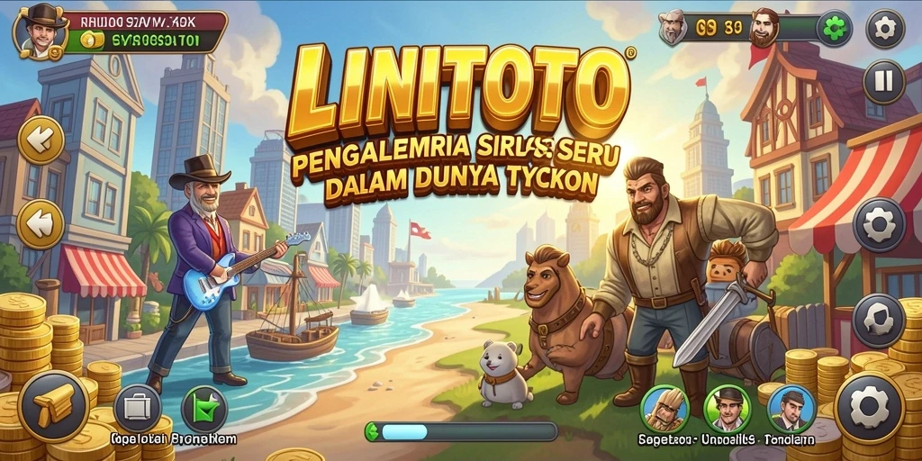 Tangkapan layar gameplay Tycoon yang menampilkan manajemen bisnis yang menarik.