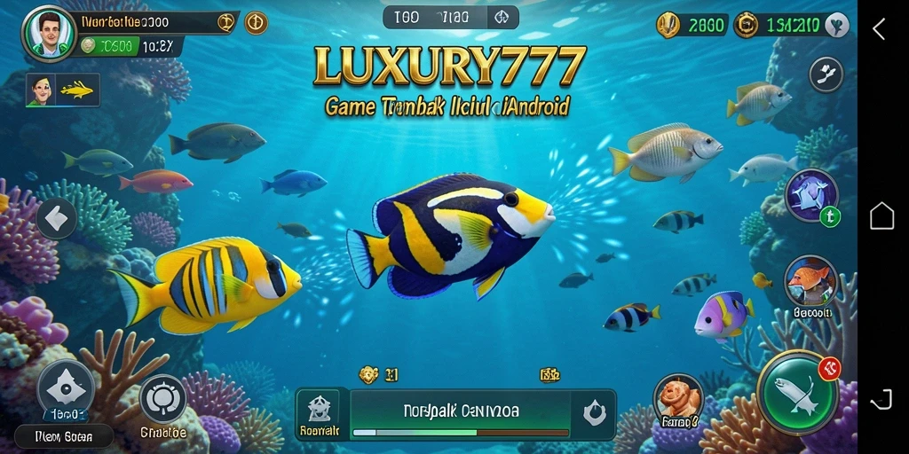 Tampilan gameplay Tembak Ikan yang seru dan menarik.