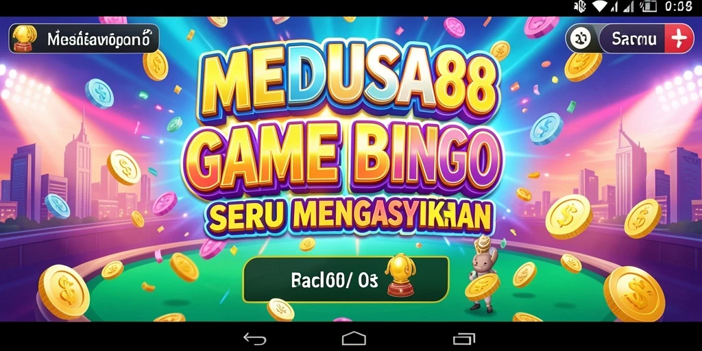 Tampilan gameplay Bingo yang seru dan interaktif di MEDUSA88.