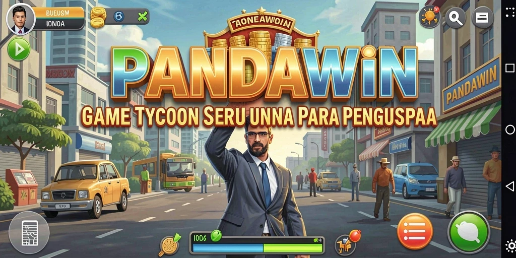 Tampilan gameplay PANDAWIN yang menarik dan penuh strategi.