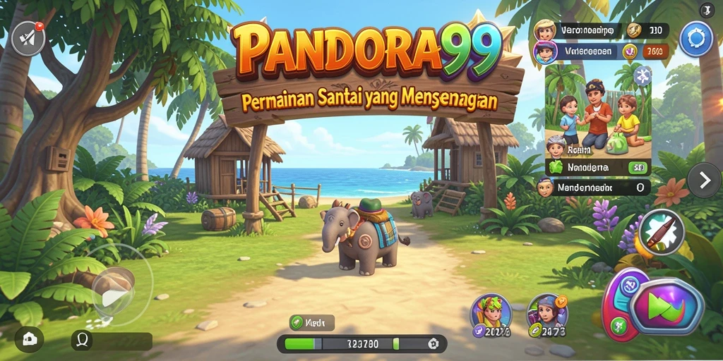 Tampilan gameplay PANDORA99 yang menarik dan penuh warna.