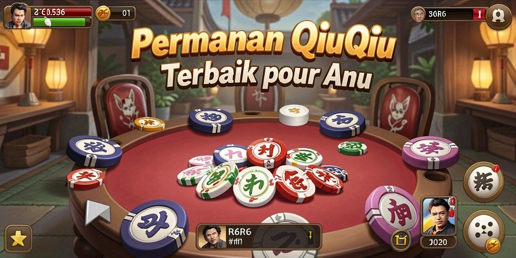 Tampilan gameplay QiuQiu yang seru dan menarik di R6R6.