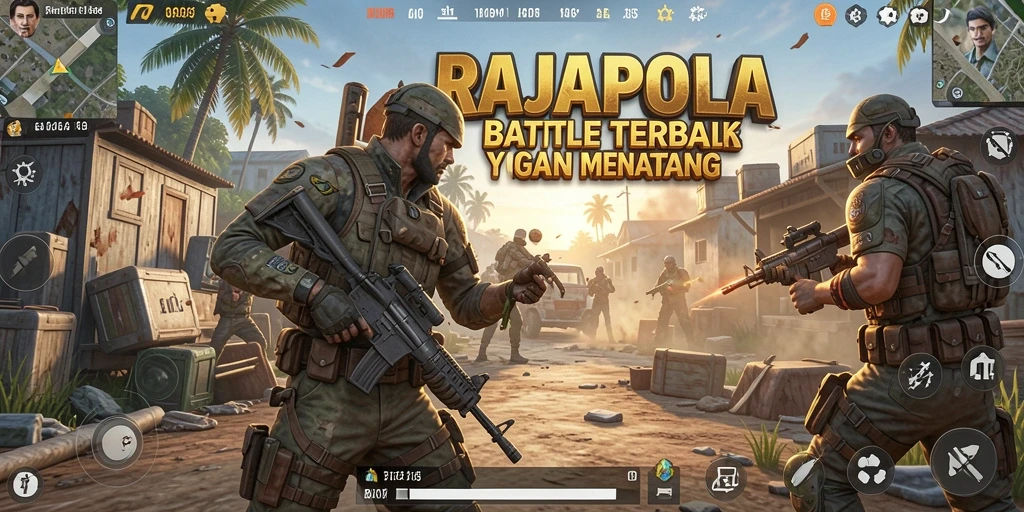 Gameplay seru dan aksi menegangkan di RAJAPOLA.