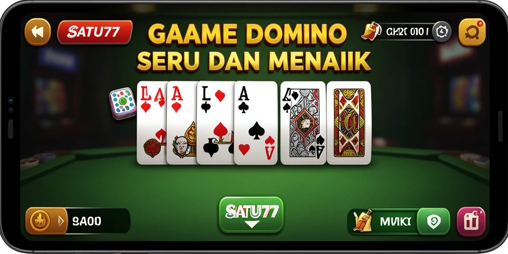 Tampilan gameplay SATU77 yang menarik dan seru.
