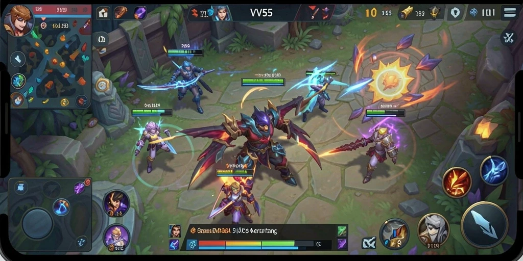 Tampilan gameplay seru yang penuh aksi di <strong>VV55</strong>.