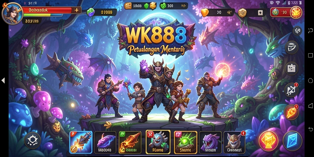 Gameplay seru dengan tantangan menakjubkan di WK888.