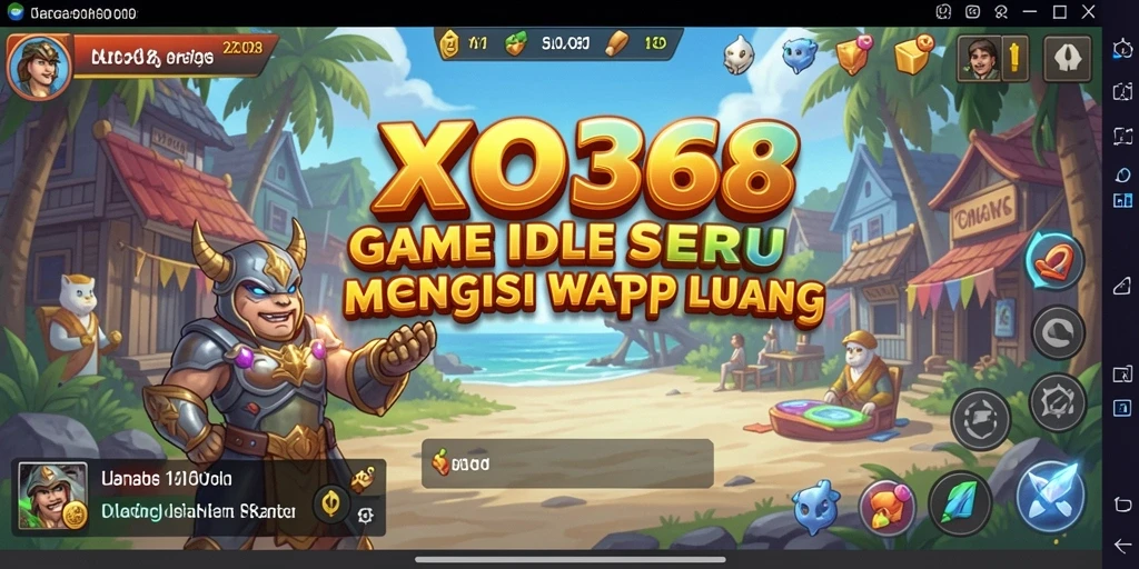 Tampilan gameplay IDLE yang menarik dan interaktif dalam XO368.