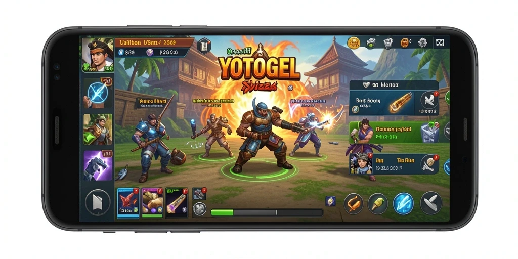 Tampilan utama aplikasi YOTOGEL dengan fitur pengingat dan manajemen tugas.